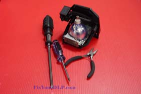 RCA 270414 Replacement Projection LCD Lamp (original Philips Lamp)
