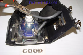 Samsung BP96-00677A Replacement Projection LCD Lamp (original Philips Lamp)