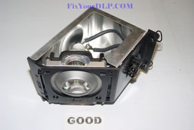 Samsung BP96-00677A Replacement Projection LCD Lamp (original Philips Lamp)