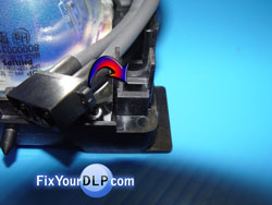 Panasonic TY-LA2006 Cavidad del conector