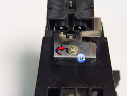 Sony XL-2500 Retiro de tornillo