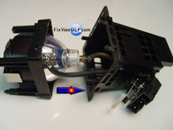 Sony XL-2500 Cubierta separada de la base portalamparas