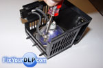 Lámpara original, No. de parte P22 100W/120W 1.0 Philips  y Dos cables cubiertos en plástico