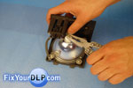 REJILLA DE VENTILACION 1343609 & PORTALAMPARAS 1644937