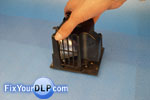 REJILLA DE VENTILACION 1343609 & PORTALAMPARAS 1644937