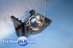 Lamp Enclosure LSMP0495 and OSRAM Lamp E23 OEM 120W 1.3