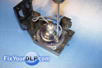 Cubierta de Plastico LSMP0495 y Lampara OSRAM E23 OEM 120W 1.3