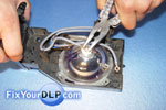 Cubierta de Plastico LSMP0495, Lampara OSRAM E23 OEM 120W 1.3