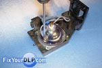 Cubierta de Plastico LSMP0495 y Lampara OSRAM E23 OEM 120W 1.3