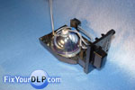 Cubierta de Plastico LSMP0495, Lampara OSRAM E23 OEM 120W 1.3