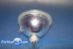 Sujetador Metálico de Lámpara, Lámpara Philips P23 UHP 100W 1.3 y Portalámpara 340-1107