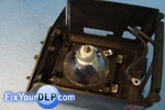 Cubierta de plástico BP63-00670A Y Base de lampara BP61-01195A