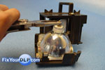 REJILLA DE VENTILACION 1343609 & PORTALAMPARAS 1644937