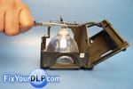 LAMP HOLDER 4980V00621B & PHILIPS P22 UHP 100W 120W 1.0