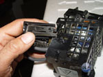 Sony XL-5200 lamp and enclosure