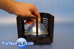 Plastic lamp enclosure: 4930V00301 & PHILIPS E23 UHP 100W 120W 1.3