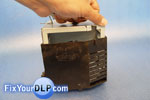 Cubierta de plástico BP63-00839A y Base de lampara BP63-01342A