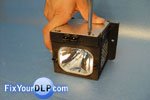 LAMP CARRIER 4810V00710 & LAMP COVER 4980V00620