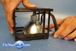 LAMP CARRIER 4810V00710 & LAMP HOLDER 4980V00621B