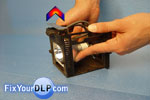 PORTALAMPARAS  4810V00710, SUJETADOR DE LÁMPARA 4980V00621B Y BASE DE CONECTOR 4830V00377