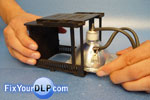 PORTALAMPARAS  4810V00710, SUJETADOR DE LÁMPARA 4980V00621B Y BASE DE CONECTOR 4830V00377