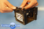 PORTALAMPARAS  4810V00710, SUJETADOR DE LÁMPARA 4980V00621B Y BASE DE CONECTOR 4830V00377