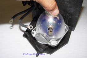 RCA 269343 Replacement Projection LCD Lamp (original Philips Lamp)