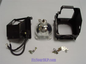 Samsung BP96-01472A Replacement Projection LCD Lamp (original Philips Lamp)
