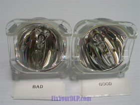Samsung BP96-01472A Replacement Projection LCD Lamp (original Philips Lamp)