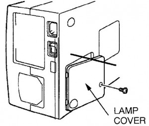 ASK Proxima DP-9200 lamp cover, ASK Proxima POA-LMP14