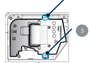 Acer_XD1250P_projector_ACER-EC.J2101_remove_projector_lamp_screws