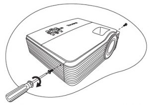 BenQ-_MW811ST_projector_BenQ 5J.J3K05_projector_lamp_remove_cover_screw