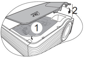 BenQ-_MX760_projector_5J.J3J05_projector_lamp_install_cover