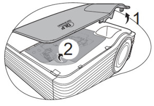 BenQ-_MX812_projector_5J.J3J05_projector_lamp_remove_cover