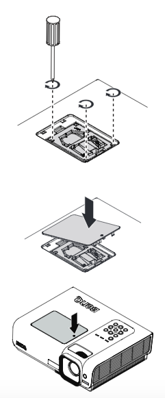 BenQ_W1000_projector_5J.J0W05.001_install_projector_replacement_lamp