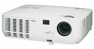 NEC NP110 projector, lamp NP13LP