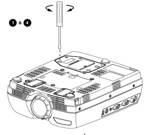 Boxlight_SP-50m_XP60M-930_remove_projector_lamp_cover