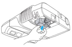 BrightLink-450Wi_projector_install-1_Epson_ELPLP57_replacement_lamp