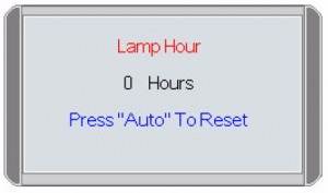 BenQ CP120 Lamp Reset option, BenQ CS.5JJ0V.001 lamp