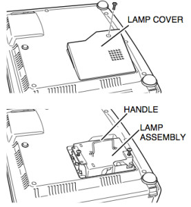 Canon_LV-S1_projector_Canon_7566A001_install_replacement_projector_lamp