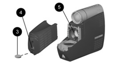 Compaq MP2810_projector_lamp_215464-001_power_replace