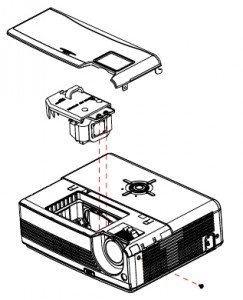 POA-LMP118 Lamp replacement Sanyo PDG-DSU20/DSU20N/DSU20E/DSU20B projector, POA-LMP118 (service part 610 337 1764)