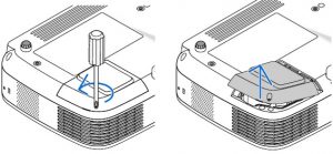 DUKANE_I-PRO-8762_projector_remove_Dukane_456-8762_lamp