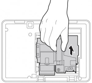 Epson_PowerLite_Home_Cinema_6100_Epson_ELPLP49_remove_old_projector_lamp