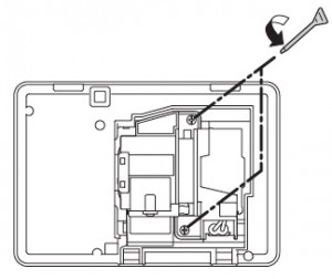 Epson EH-TW3600 remove lamp, Epson ELPLP49 lamp