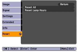 Epson-EX70-projector-lamp-reset-screen-Epson-ELPLP41-lamp