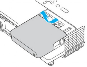 Epson-PowerLite-77C-projector-remove-cover-Epson-ELPLP41-lamp