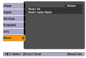 Epson-PowerLite-S5-reset-lamp-timer-Epson-ELPLP41-lamp