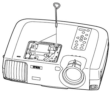 Epson_820P_remove_ELPLP15_remove_screws_Epson_ELPLP15