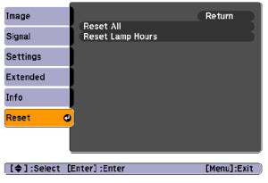 Epson_EB-X10LW_projector_Epson_ELPLP58_reset_projector_lamp_timer